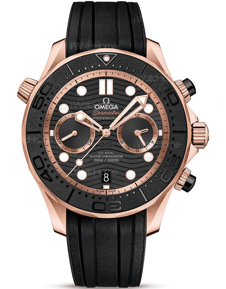 海馬潛水300米同軸擒縱大師天文台計時腕錶